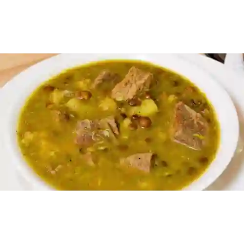 Sancocho de Guandul y Carne Salada Pq