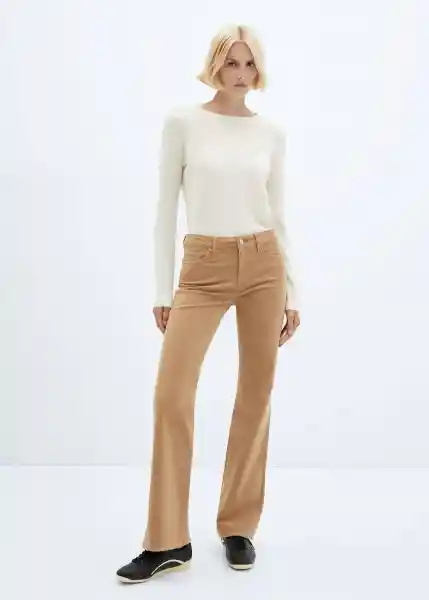 Jean Fionap Camel Talla 44 Mujer Mango