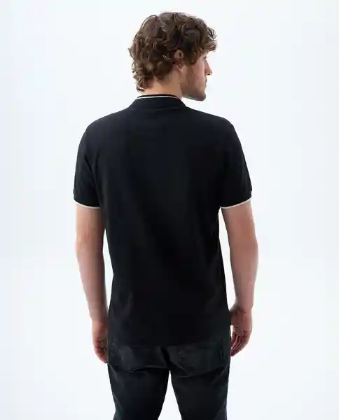 Camiseta Hombre Negro Talla XL 800G003_NEG194007 Americanino