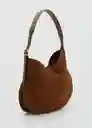 Bolso G Garland Cuero Talla 99 Mujer Mango