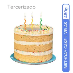 Luisa Postres Kit Torta de Cumplaños Torta y Velas