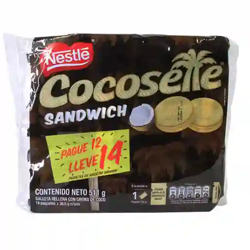 Cocosette Galleta Sandwich