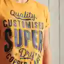 Superdry Camiseta Workwear Graphic Tee 220 Amarillo Talla XXL