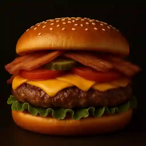 Hamburguesa Jamón Y Jalapeño