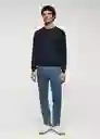 Saco Jersey Willy Navy Talla XL Hombre Mango