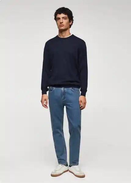 Saco Jersey Willy Navy Talla XL Hombre Mango