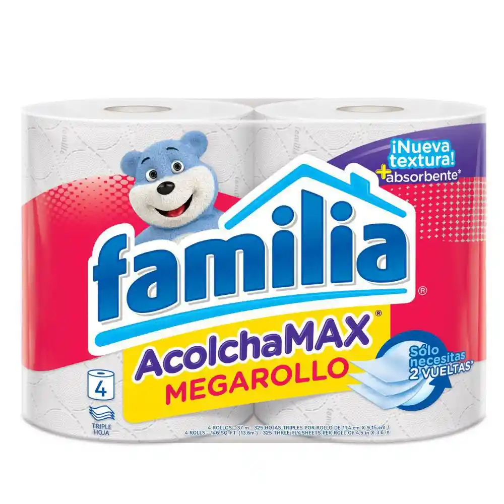 Familia Papel Higiénico Acolcha Max