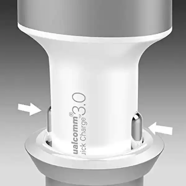 Momax Cargador de Coche Doble 30W Blanco