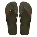 Havaianas Sandalias Brasil Logo Verde Talla 43-44