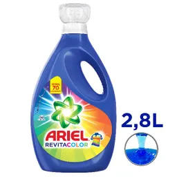 Ariel Revitacolor Detergente Líquido Concentrado 2,8 L
