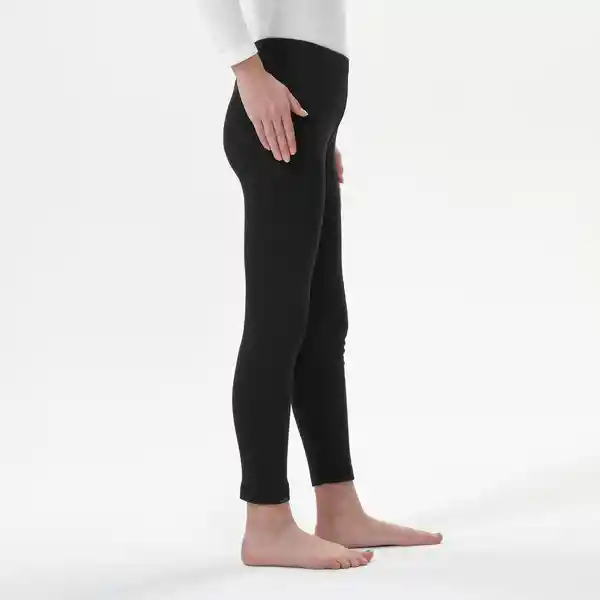 Wedze Pantalón Térmico Primera Capa Senderismo Niños Negro 6A