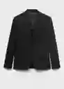 Blazer Americana Paris Negro Talla 48 Hombre Mango