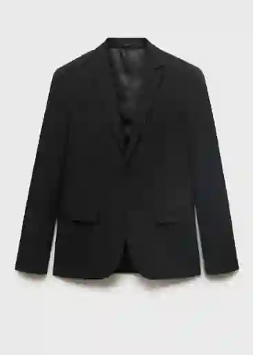 Blazer Americana Paris Negro Talla 48 Hombre Mango