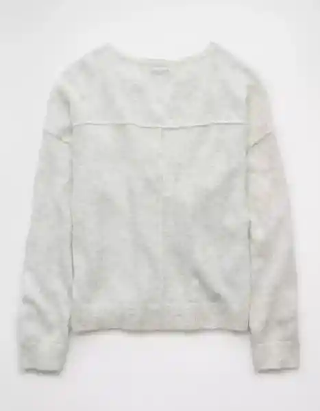 Suéter Tejido Mujer Gris Talla: SMALL 1450951 American Eagle