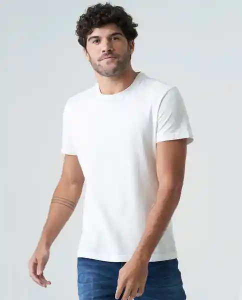 Camiseta Blanco Talla M Hombre Americanino 840c000