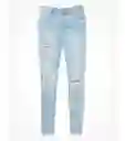 Jean Jegging Azul Talla 14 Short Mujer American Eagle