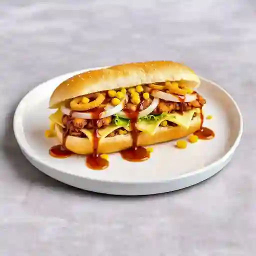 Samdwich pollo bbq