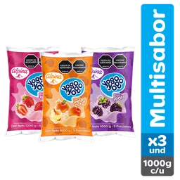 Yogo Yogo Multisabor Bolsa 1000 g x 3 Und