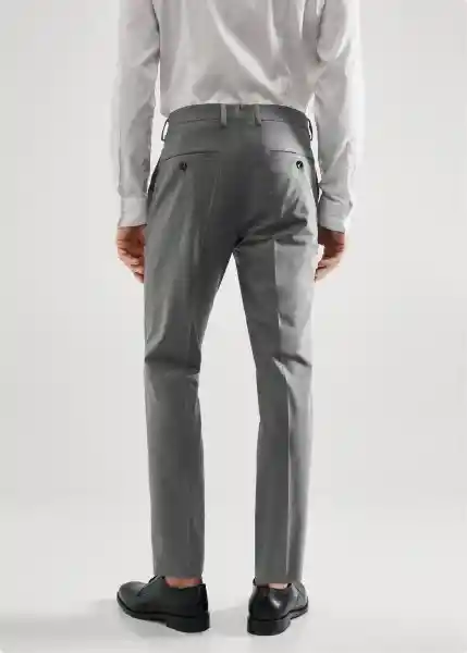 Pantalón Paulo Gris Talla 44 Hombre Mango