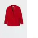 Americana Vermell Rojo Talla Xs Mujer Mango