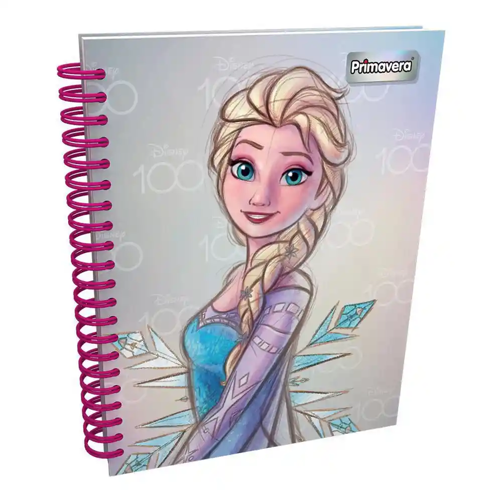 Primavera Cuaderno Mujer 5 Materias Mixto Argollado