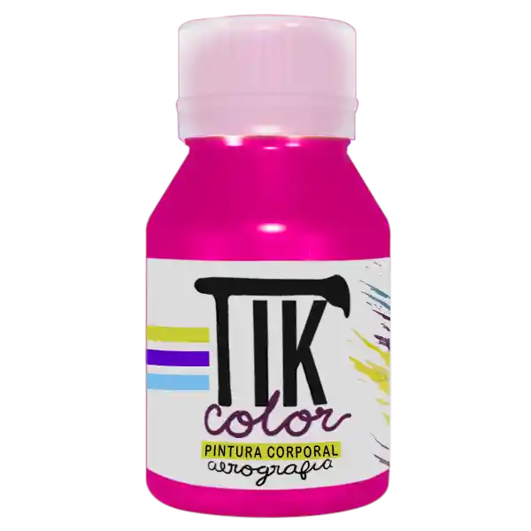 Tikcolor Maquillaje Artístico Fucsia Fluorescente 60 mL