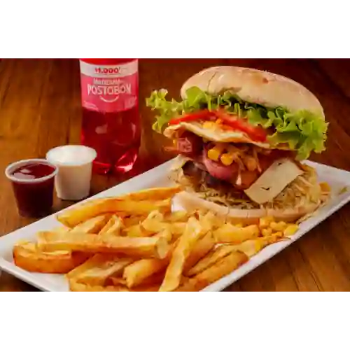 Hamburguesa Venezolana Criolla en Combo
