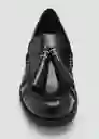 Zapatos Borla Negro Talla 38 Mujer Mango