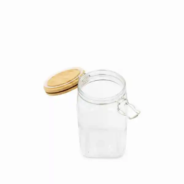 Recipiente Tapa Bambú Abrazadera 700 mL Ambiente Gourmet