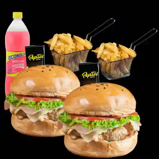 Promo Combo Hamburguesa de Pollo X2