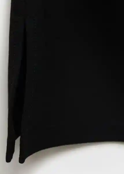 Top David Negro Talla S Mujer Mango