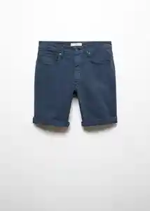 Bermuda Nepto Indigo Talla 46 Hombre Mango