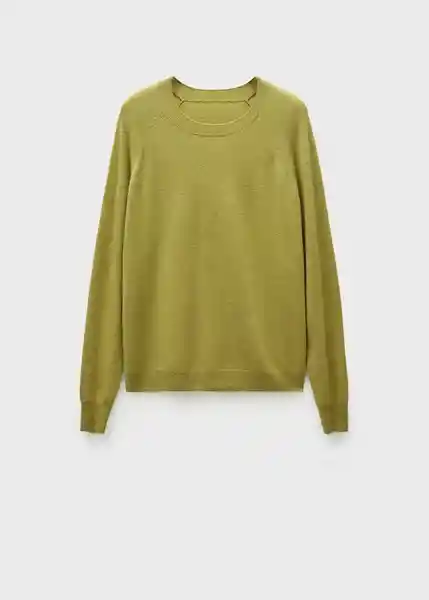 Jersey Serrano Verde Talla XL Mujer Mango