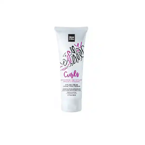 Blow & Bliss Crema Para Peinar Crespos Con Brillo 280 mL