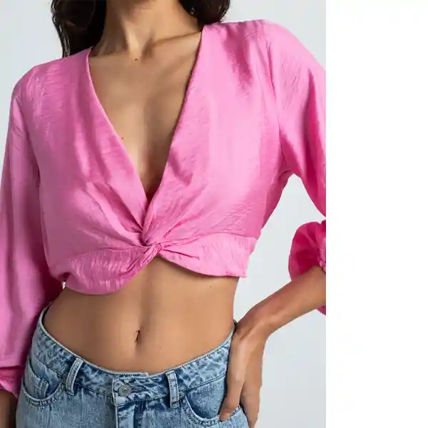 Camisa Oct Mujer Rosa Boreas Medio Talla S 412F330 Naf Naf