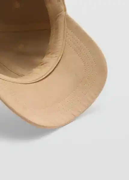 Gorra Suede Arena Hombre Mango