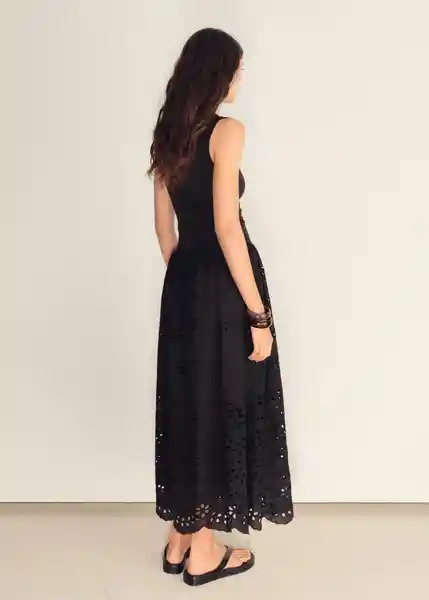 Vestido Toad Negro Talla XS Mujer Mango