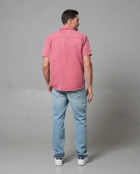Camisa Hombre Rosa Talla M 119G007_ROS181634 Rifle