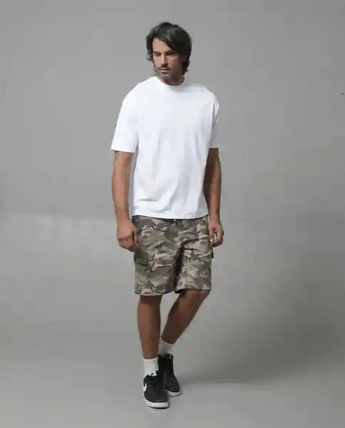 Camiseta Hombre Blanco Talla L 109G017_BLA110601 Rifle