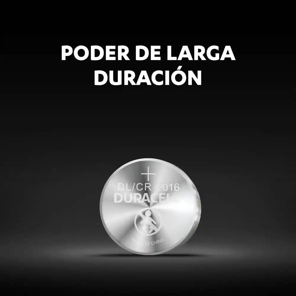 Duracell Pila Especializada de Litio Tipo Botón CR2016