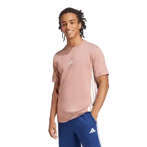 Adidas Camiseta Manga Corta Lifestyle Hombre Rojo Talla XL