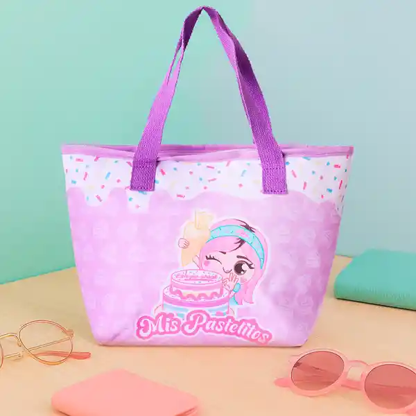Lonchera Serie Mis Pastelitos Morada Miniso