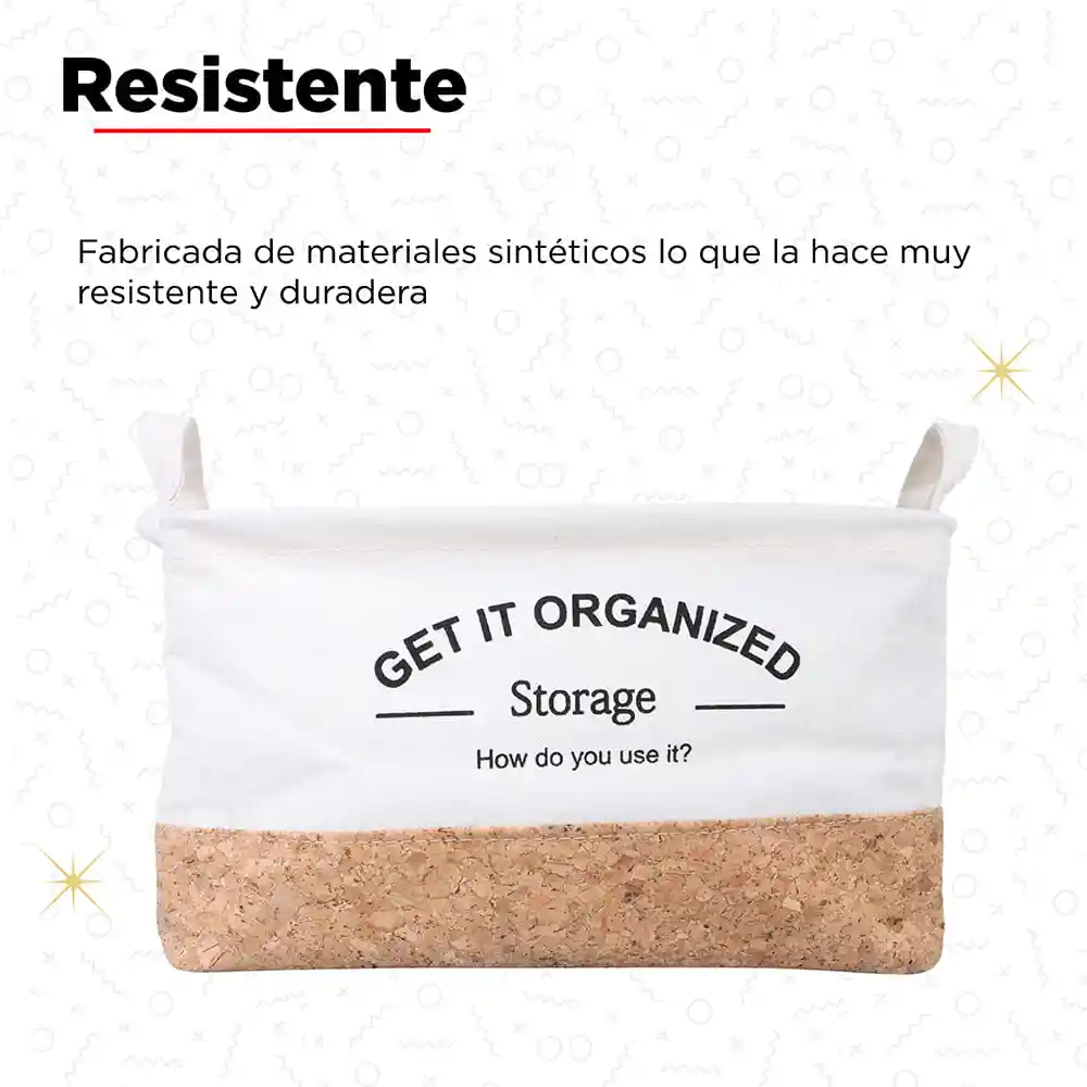 Miniso Organizador de Tela de Almacenamiento Soft Wooden S