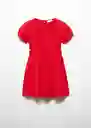 Vestido Iolani Rojo Talla 12 Niñas Mango