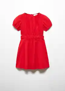 Vestido Iolani Rojo Talla 12 Niñas Mango