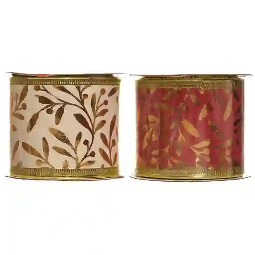 Cinta Navideña Surtida 6 cm x 2.74 m 831-Xmfe46-2543-3 Finlandek