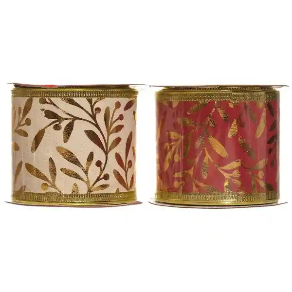 Cinta Navideña Surtida 6 cm x 2.74 m 831-Xmfe46-2543-3 Finlandek