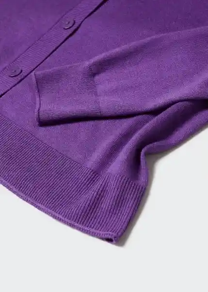 Cárdigan Lucca Morado Talla L Mujer Mango