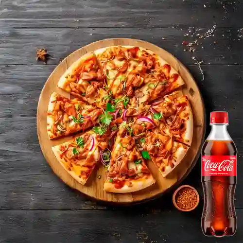 Combo Pizza Bacon Personal + Coca Cola Original 400 ml