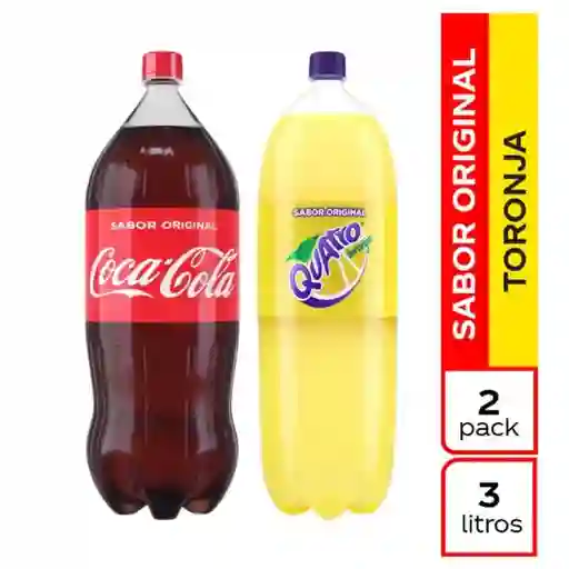 Coca-Cola Pack Gaseosa + Quatro Gaseosa Toranja